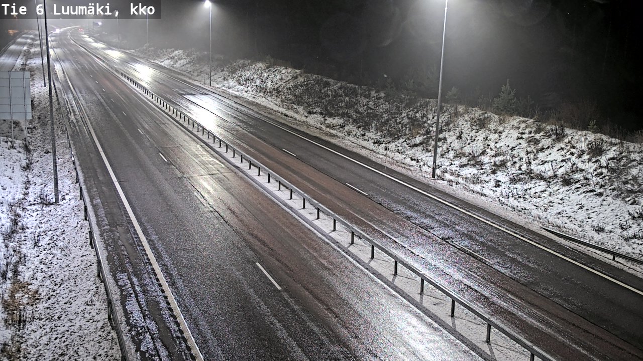 Weather Camera Image Road 6 Luumäki, kirkko, Luumäki, Etelä-Karjala