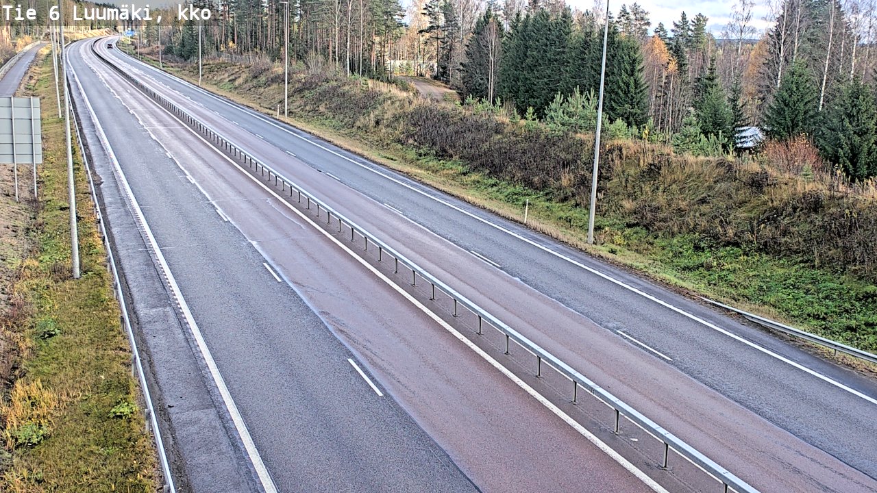 Kelikamerat Kuva Tie 6 Luumäki, kirkko, Luumäki, Etelä-Karjala