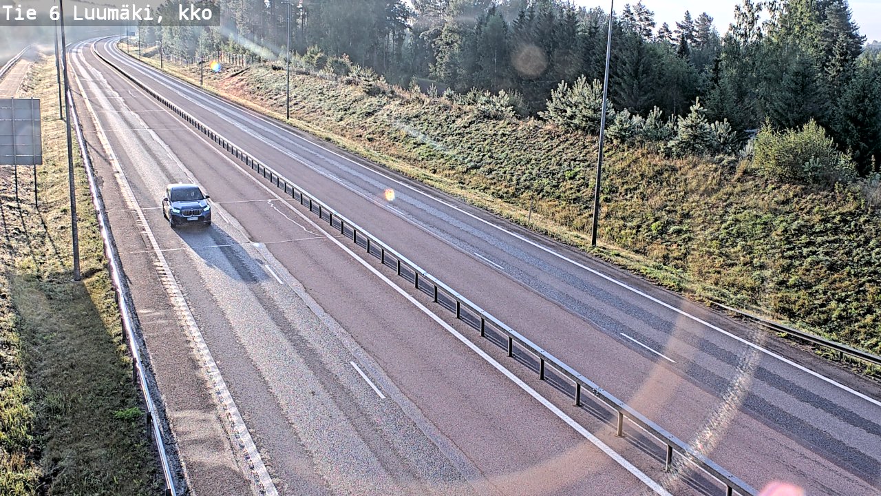 Kelikamerat Kuva Tie 6 Luumäki, kirkko, Luumäki, Etelä-Karjala