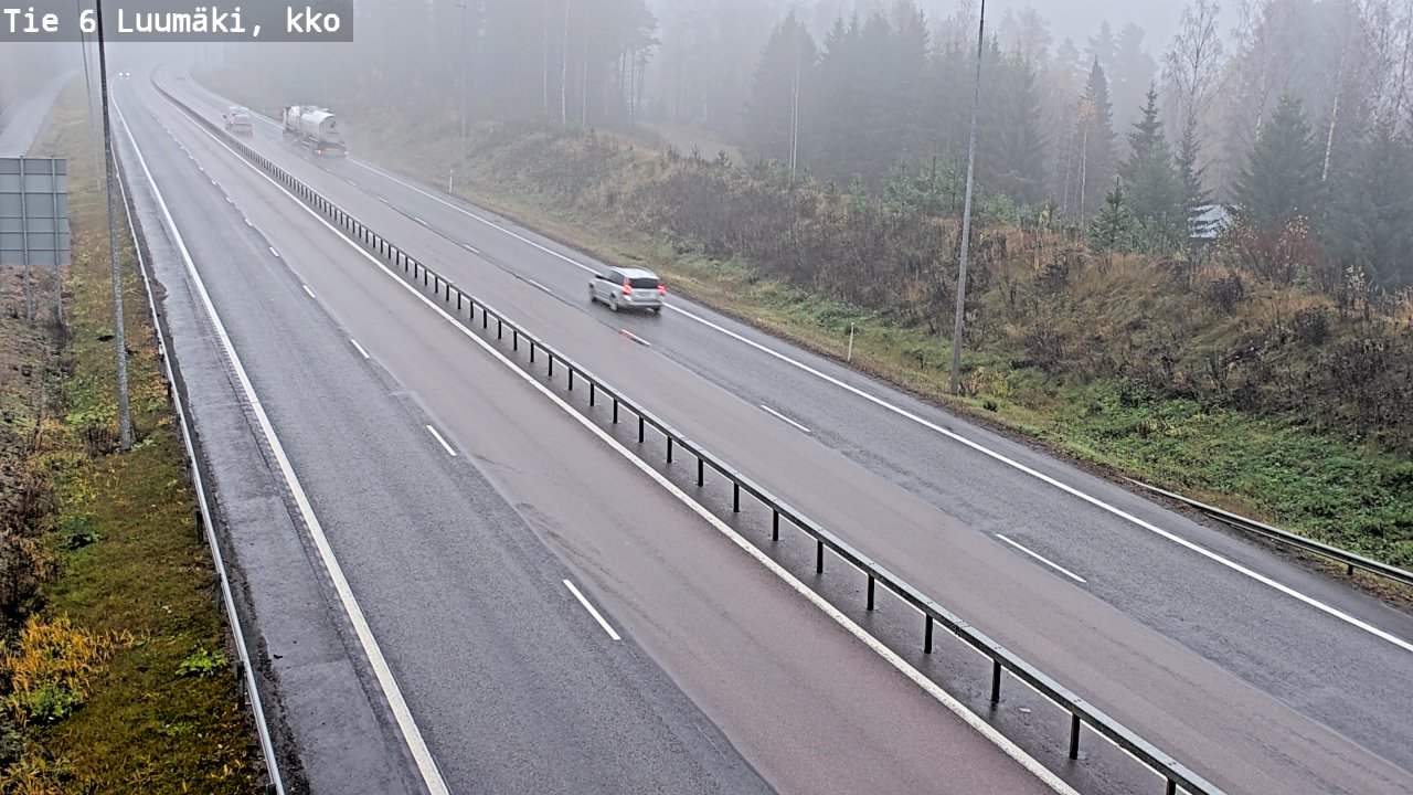 Kelikamerat Kuva Tie 6 Luumäki, kirkko, Luumäki, Etelä-Karjala