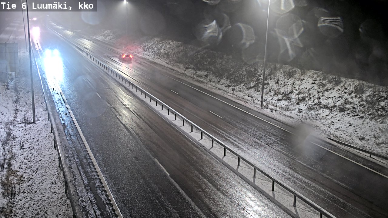 Weather Camera Image Road 6 Luumäki, kirkko, Luumäki, Etelä-Karjala