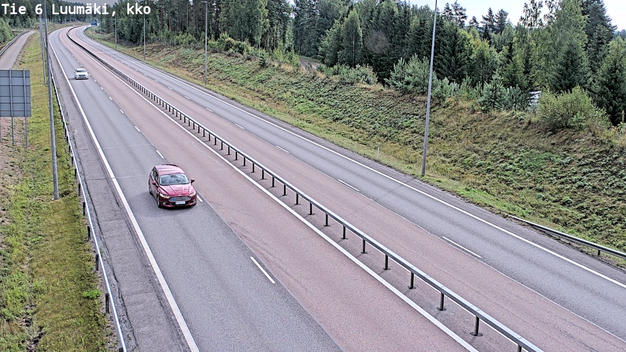 Kelikamerat Kuva Tie 6 Luumäki, kirkko, Luumäki, Etelä-Karjala