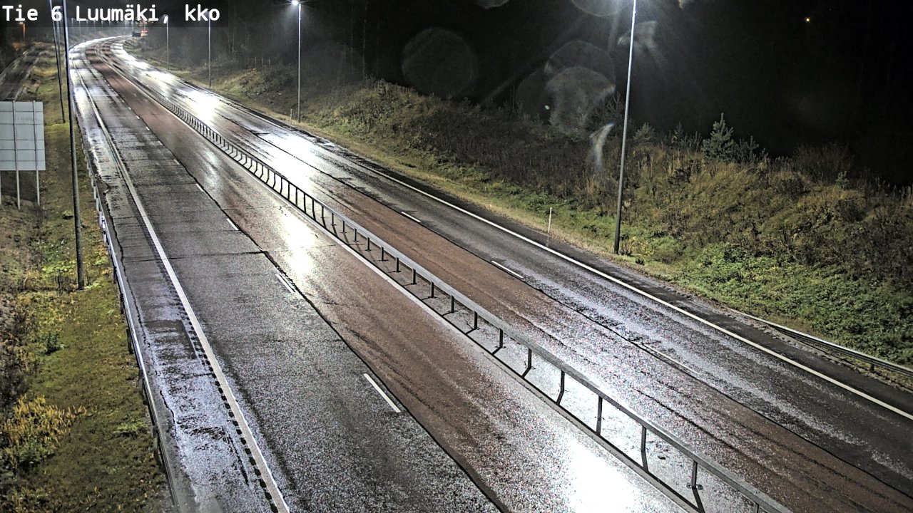 Weather Camera Image Road 6 Luumäki, kirkko, Luumäki, Etelä-Karjala