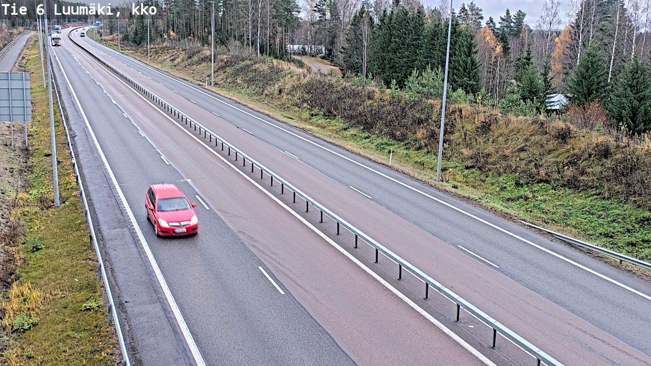 Kelikamerat Kuva Tie 6 Luumäki, kirkko, Luumäki, Etelä-Karjala