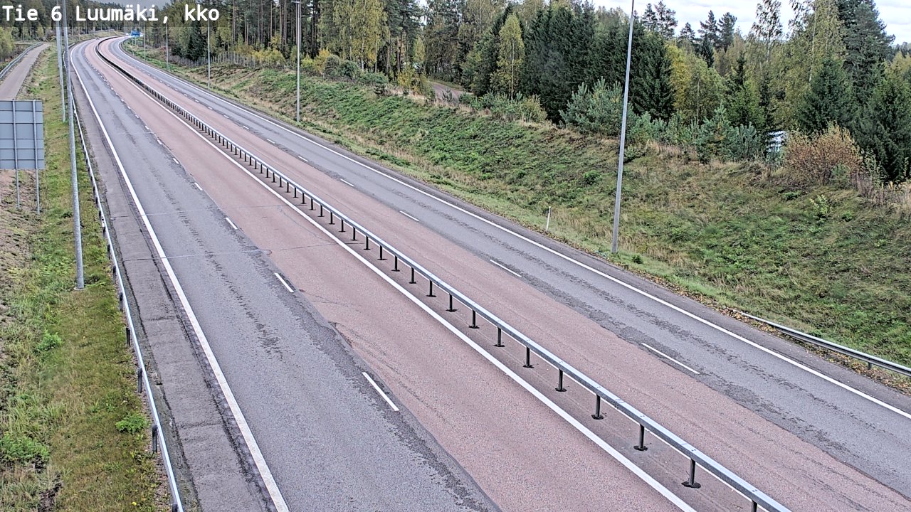 Kelikamerat Kuva Tie 6 Luumäki, kirkko, Luumäki, Etelä-Karjala