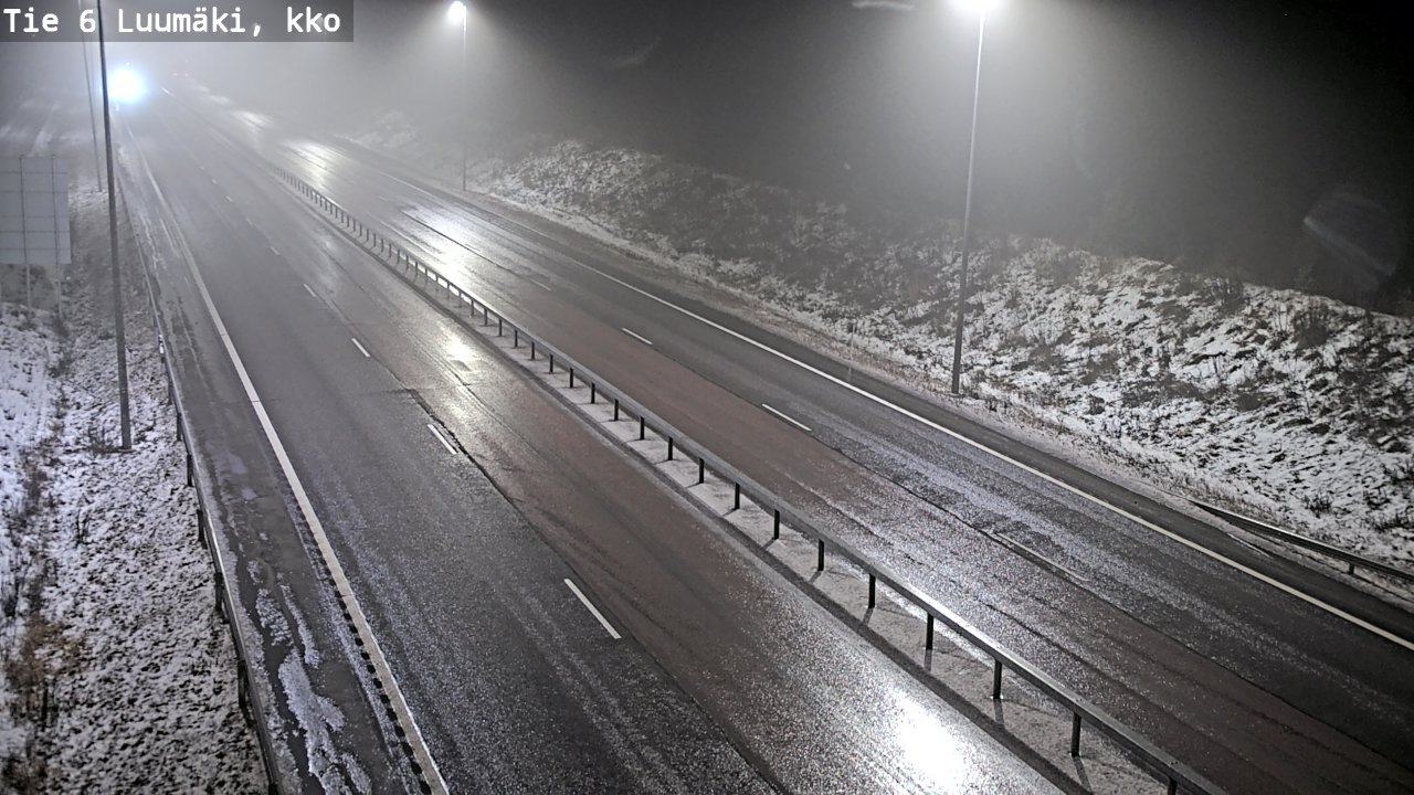 Weather Camera Image Road 6 Luumäki, kirkko, Luumäki, Etelä-Karjala