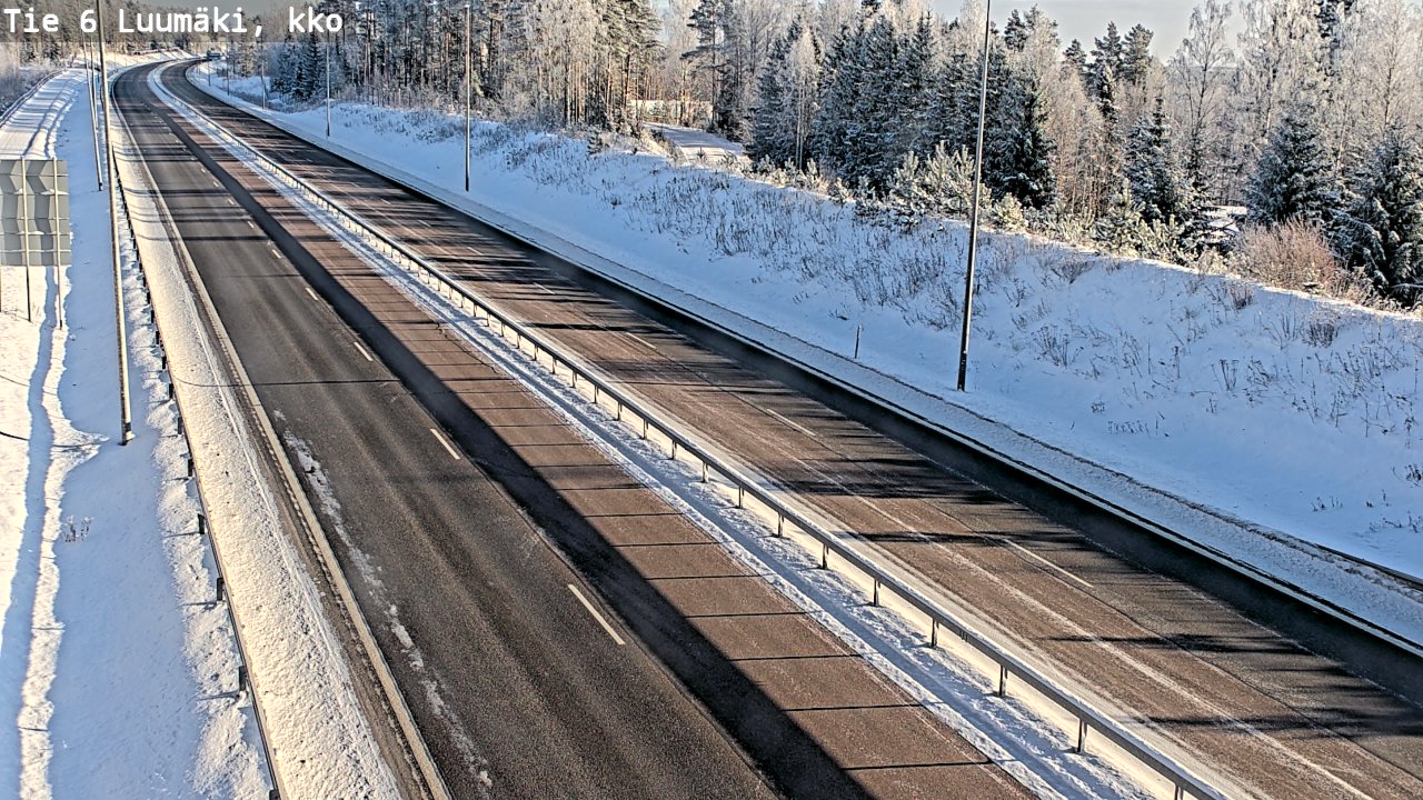 Weather Camera Image Road 6 Luumäki, kirkko, Luumäki, Etelä-Karjala