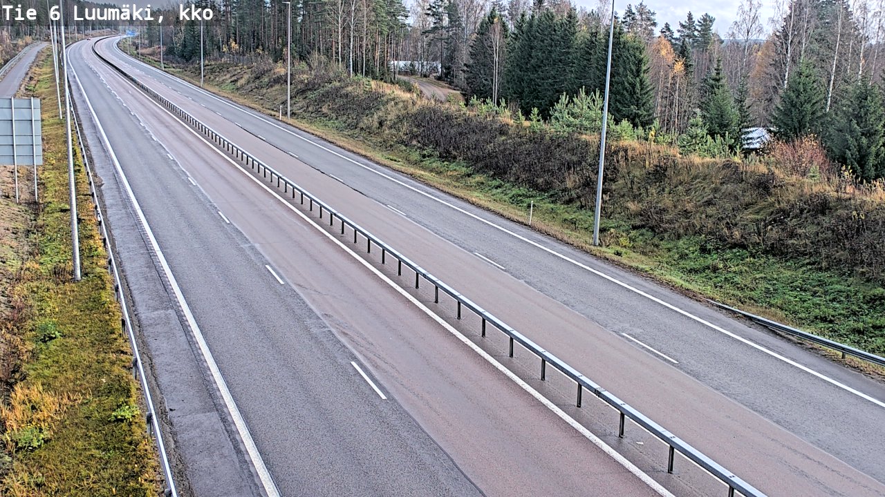 Kelikamerat Kuva Tie 6 Luumäki, kirkko, Luumäki, Etelä-Karjala