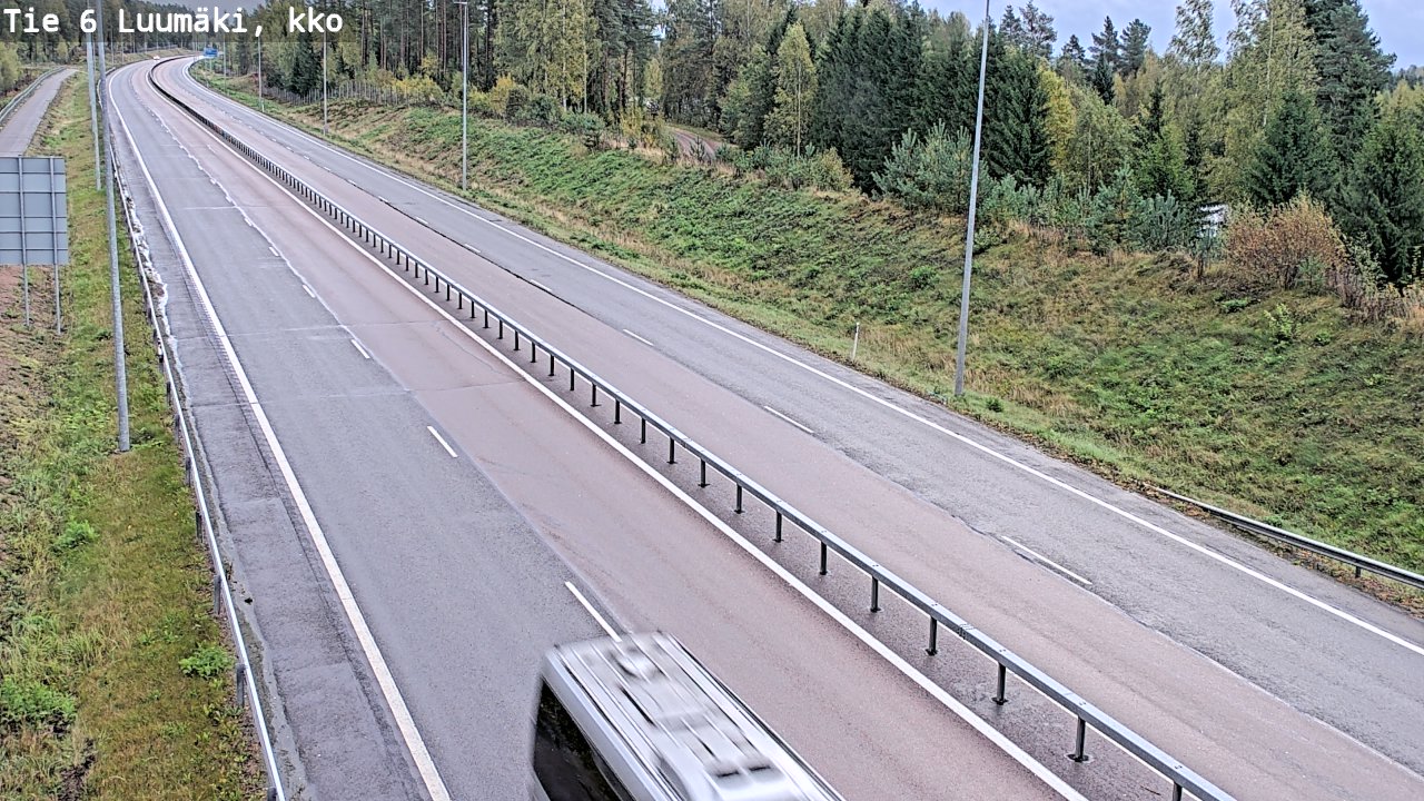 Weather Camera Image Road 6 Luumäki, kirkko, Luumäki, Etelä-Karjala