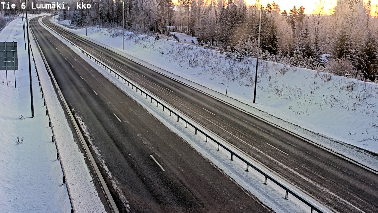 Kelikamerat Kuva Tie 6 Luumäki, kirkko, Luumäki, Etelä-Karjala