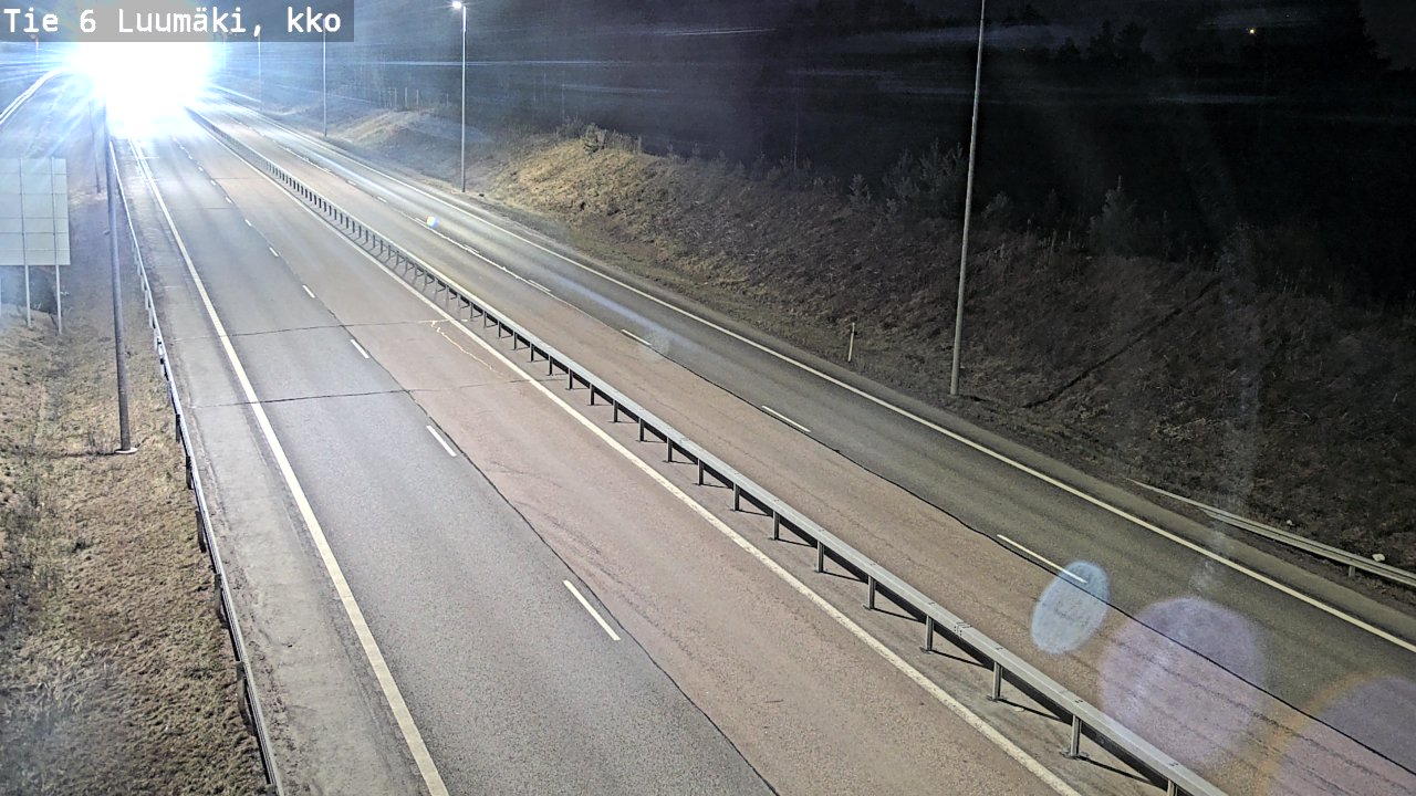 Weather Camera Image Road 6 Luumäki, kirkko, Luumäki, Etelä-Karjala