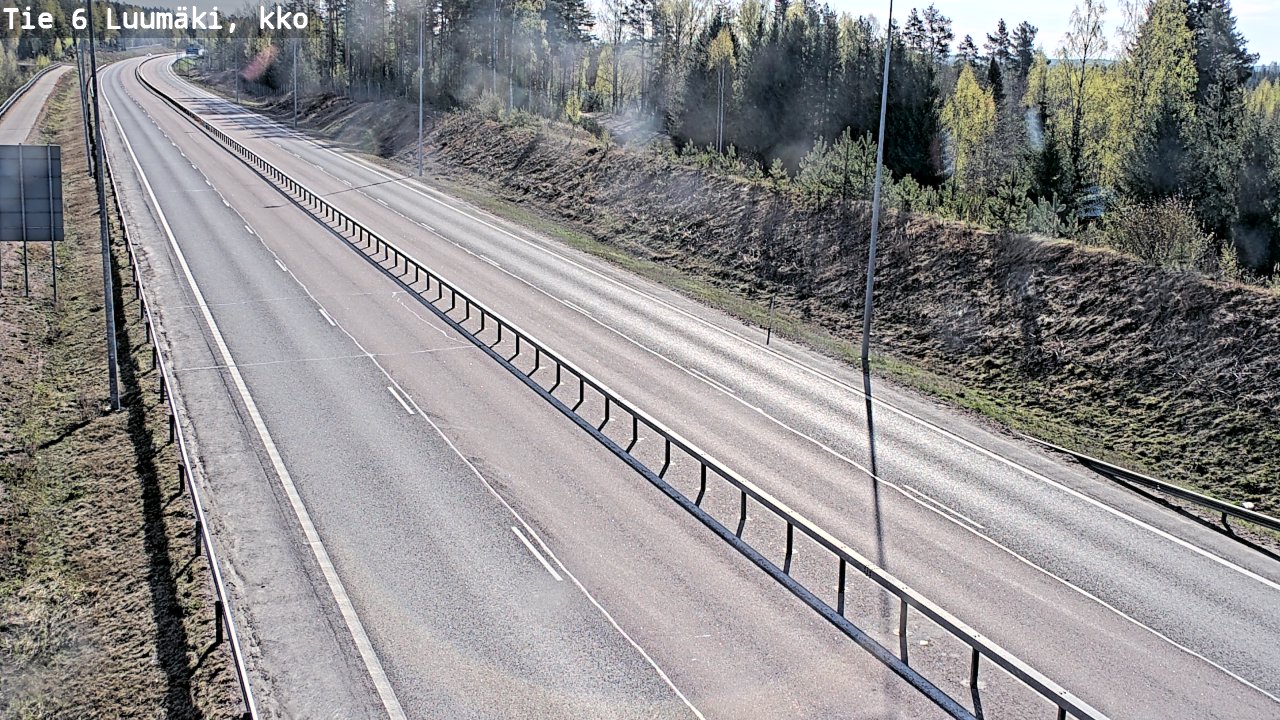 Weather Camera Image Road 6 Luumäki, kirkko, Luumäki, Etelä-Karjala