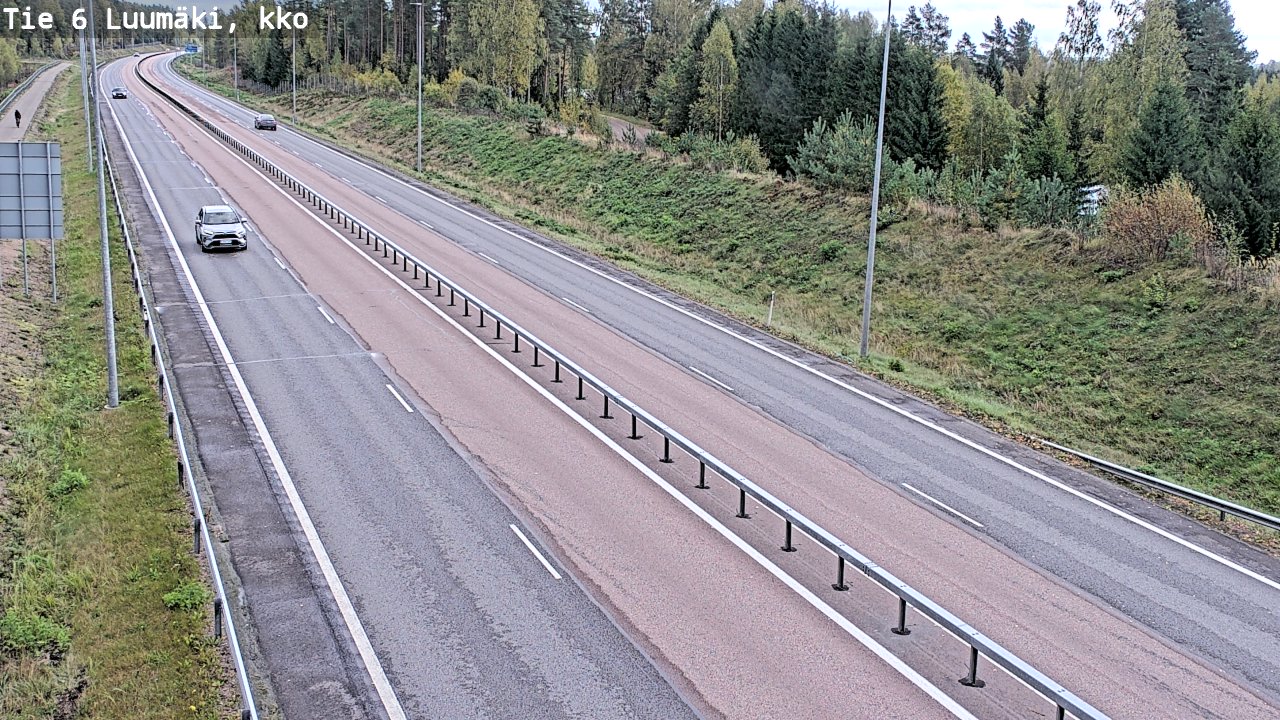 Kelikamerat Kuva Tie 6 Luumäki, kirkko, Luumäki, Etelä-Karjala