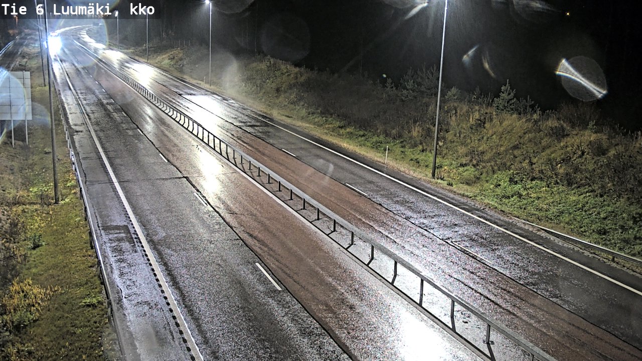 Weather Camera Image Road 6 Luumäki, kirkko, Luumäki, Etelä-Karjala