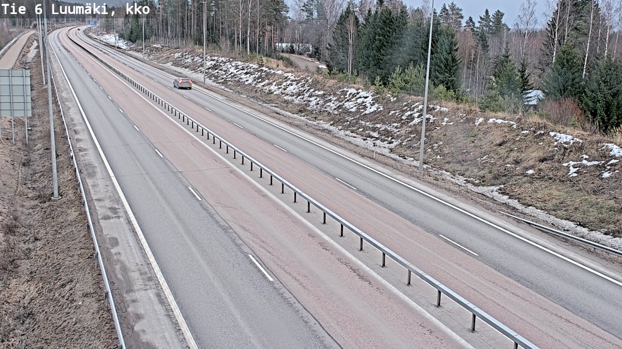 Weather Camera Image Road 6 Luumäki, kirkko, Luumäki, Etelä-Karjala