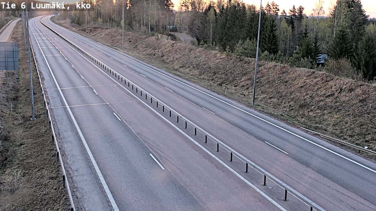 Kelikamerat Kuva Tie 6 Luumäki, kirkko, Luumäki, Etelä-Karjala
