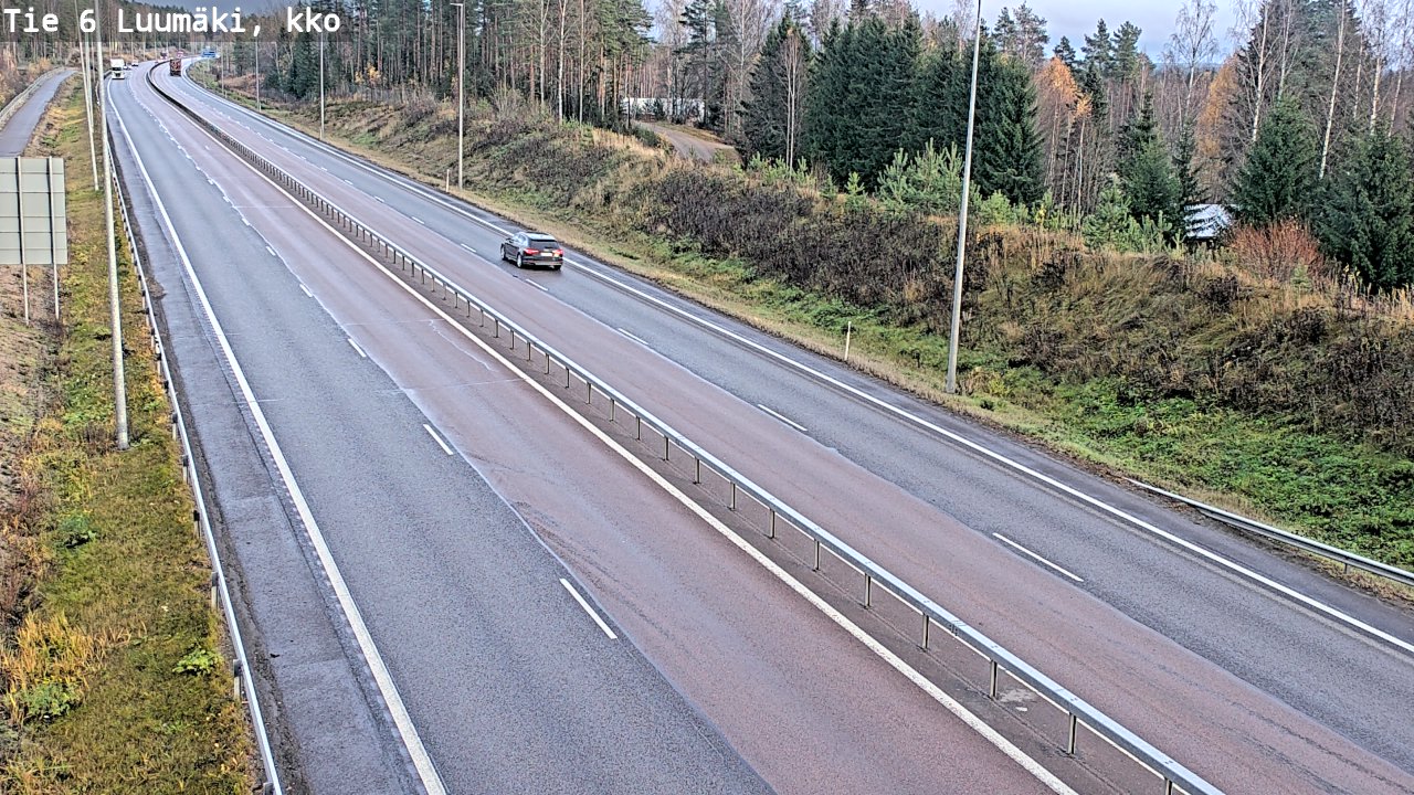 Kelikamerat Kuva Tie 6 Luumäki, kirkko, Luumäki, Etelä-Karjala