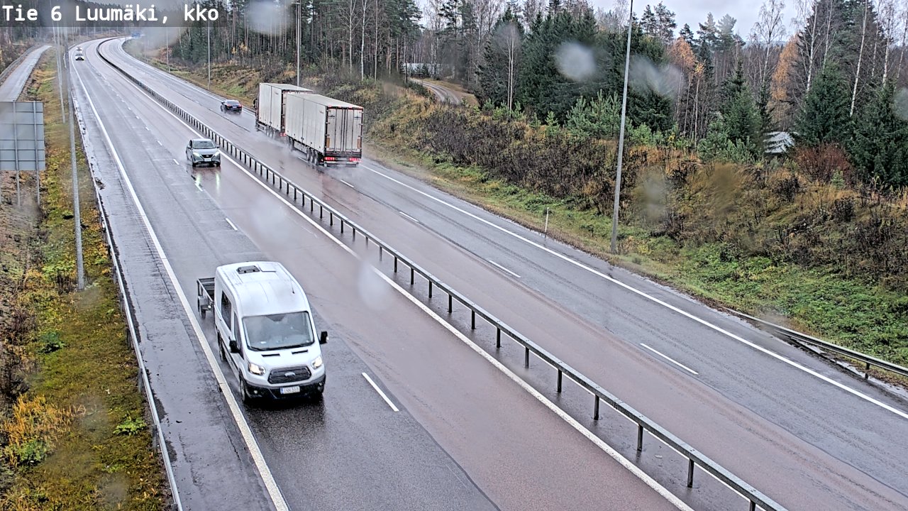 Weather Camera Image Road 6 Luumäki, kirkko, Luumäki, Etelä-Karjala