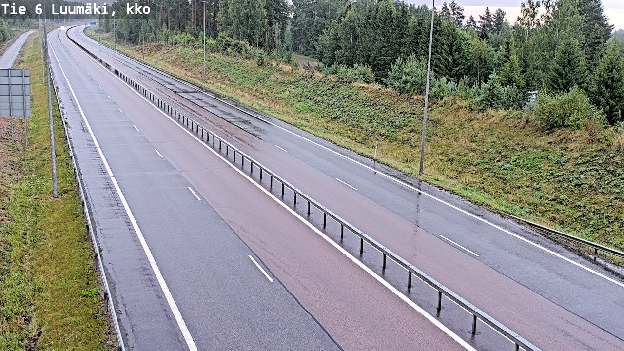 Kelikamerat Kuva Tie 6 Luumäki, kirkko, Luumäki, Etelä-Karjala