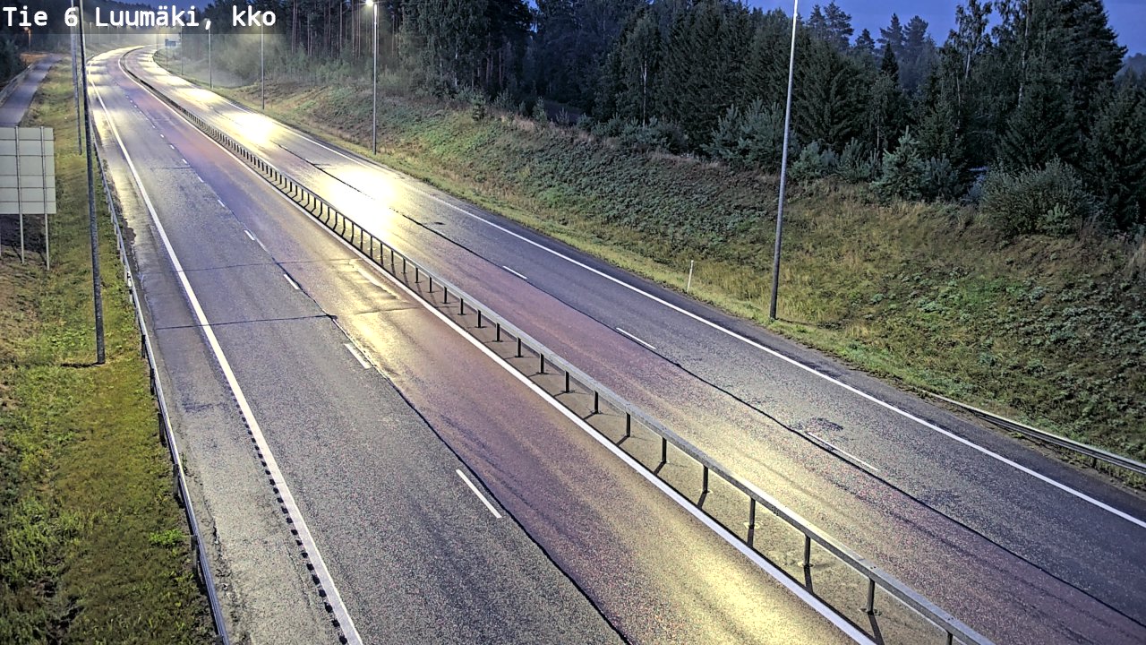 Kelikamerat Kuva Tie 6 Luumäki, kirkko, Luumäki, Etelä-Karjala