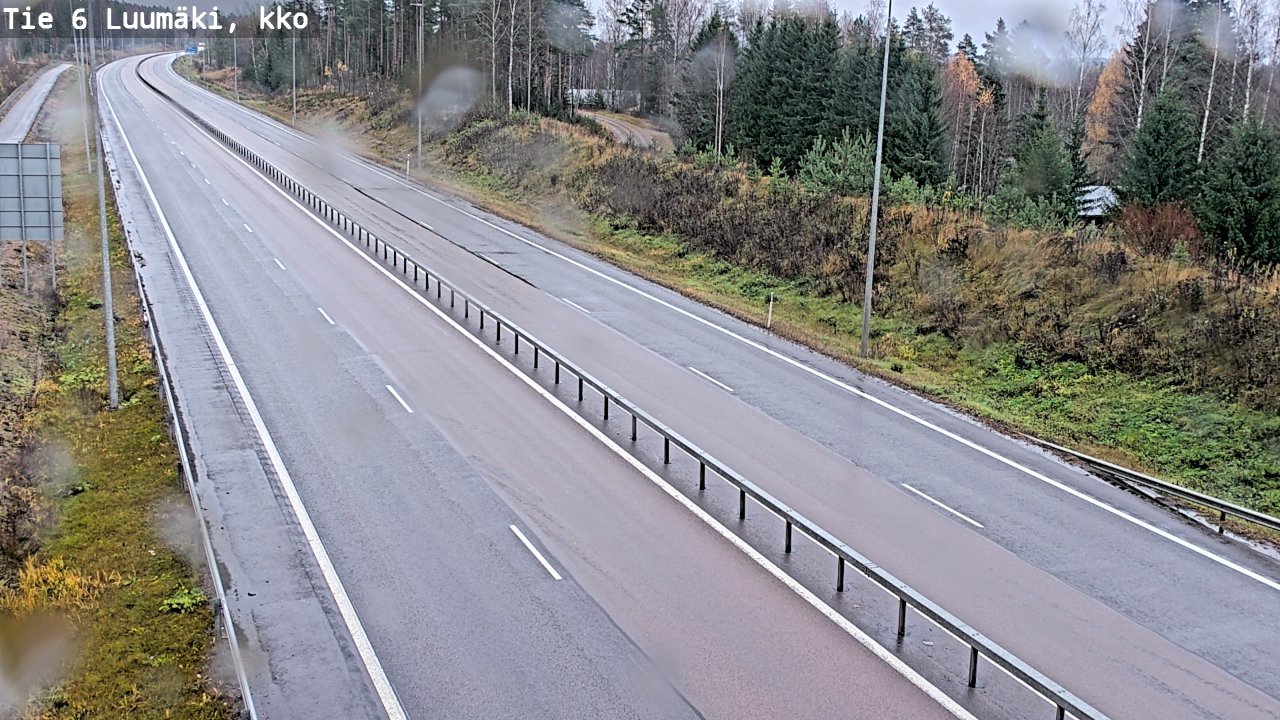 Weather Camera Image Road 6 Luumäki, kirkko, Luumäki, Etelä-Karjala