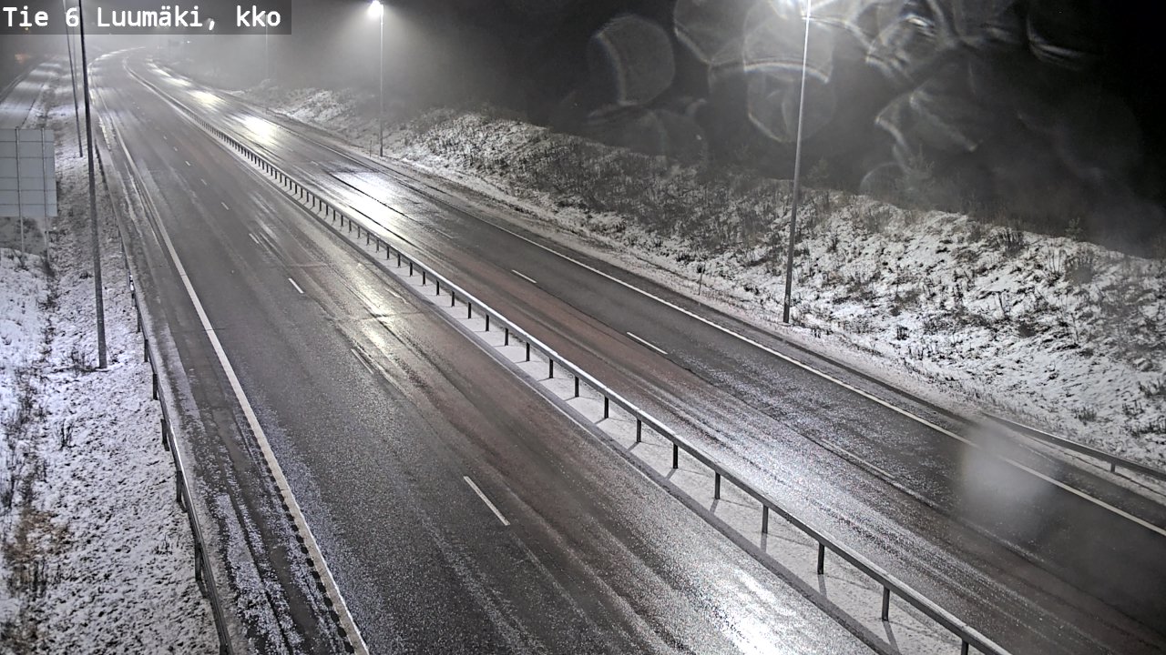 Weather Camera Image Road 6 Luumäki, kirkko, Luumäki, Etelä-Karjala