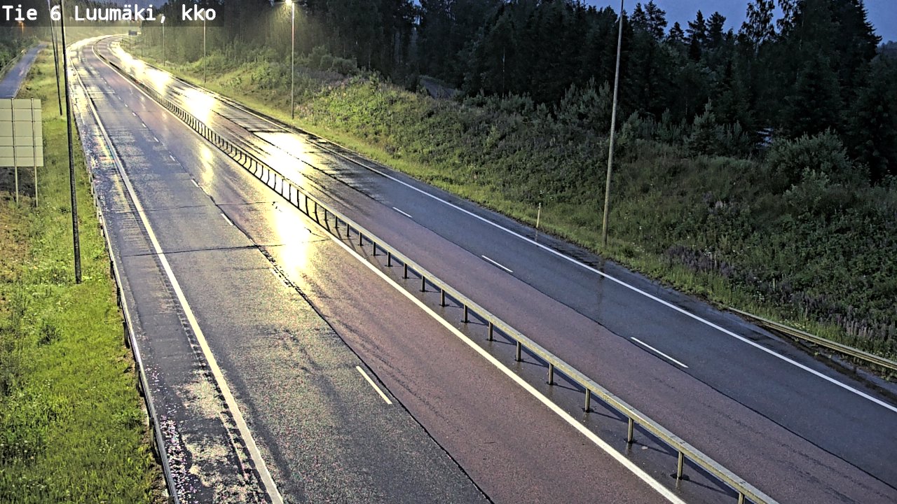 Kelikamerat Kuva Tie 6 Luumäki, kirkko, Luumäki, Etelä-Karjala