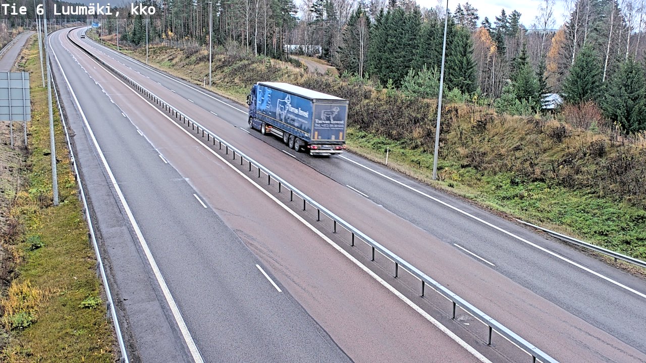 Kelikamerat Kuva Tie 6 Luumäki, kirkko, Luumäki, Etelä-Karjala