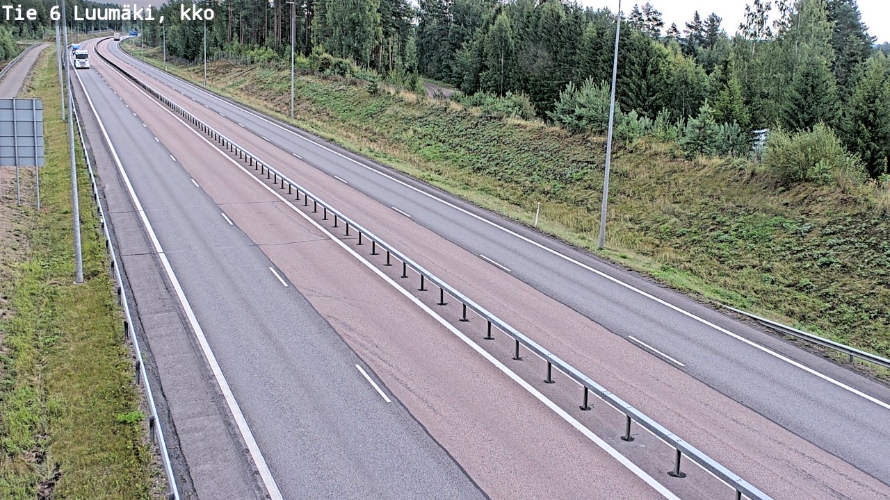 Kelikamerat Kuva Tie 6 Luumäki, kirkko, Luumäki, Etelä-Karjala