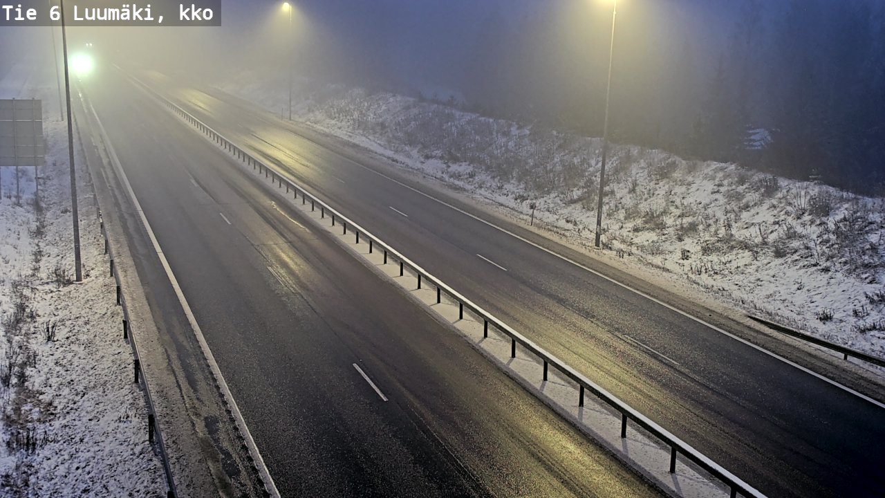 Weather Camera Image Road 6 Luumäki, kirkko, Luumäki, Etelä-Karjala