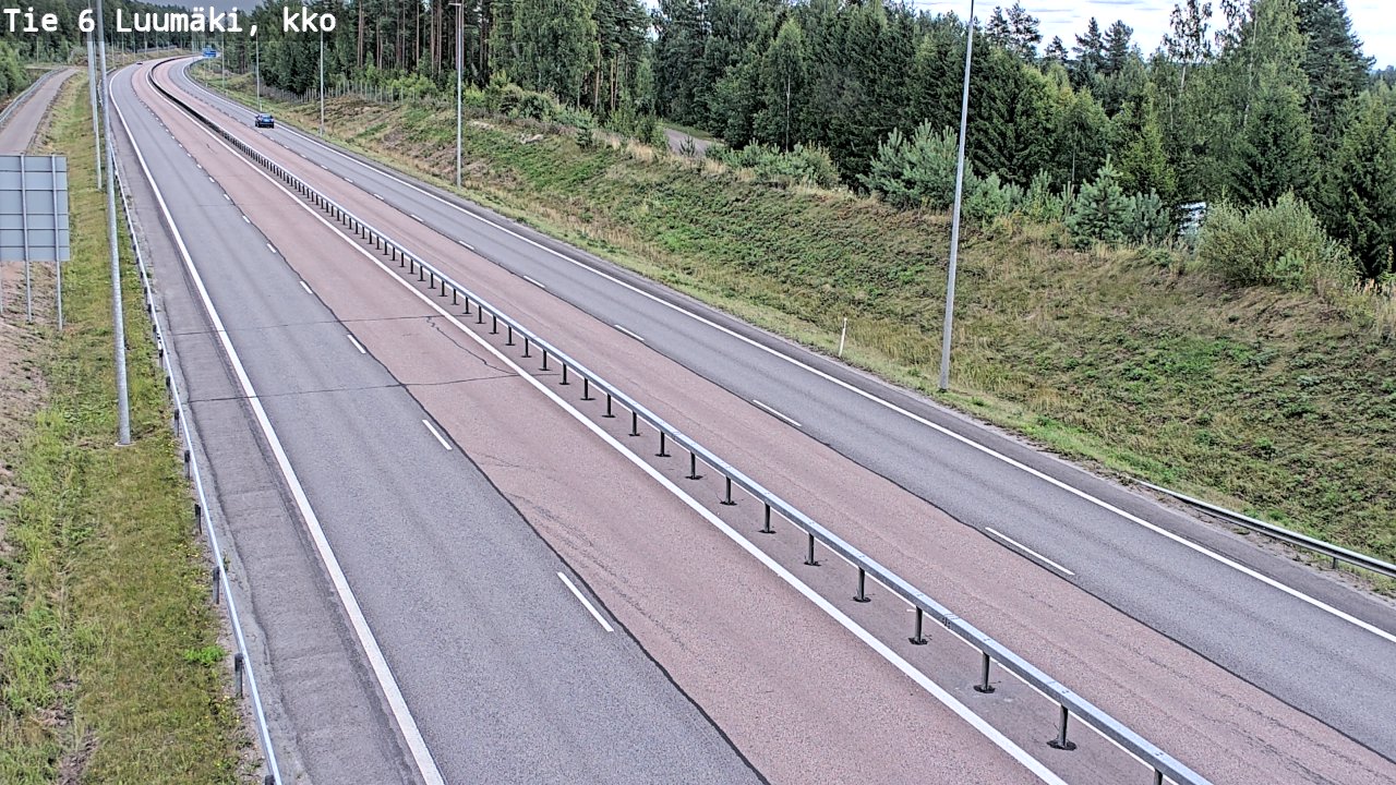 Kelikamerat Kuva Tie 6 Luumäki, kirkko, Luumäki, Etelä-Karjala