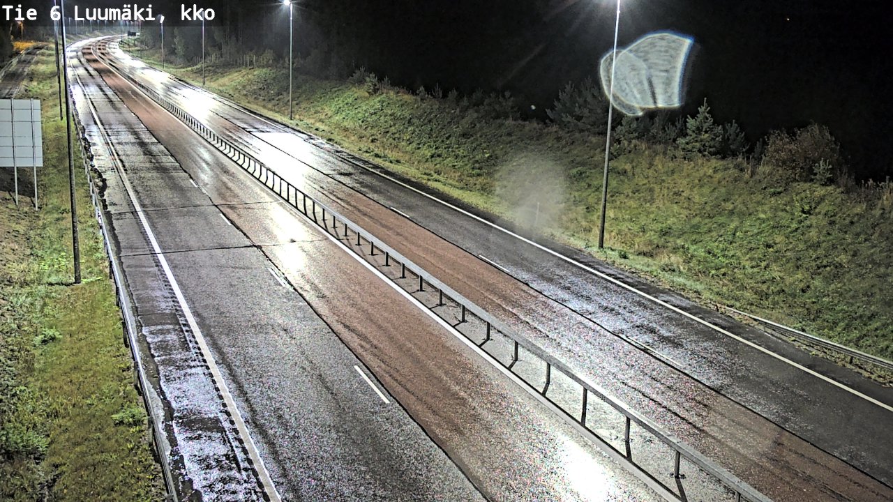 Weather Camera Image Road 6 Luumäki, kirkko, Luumäki, Etelä-Karjala