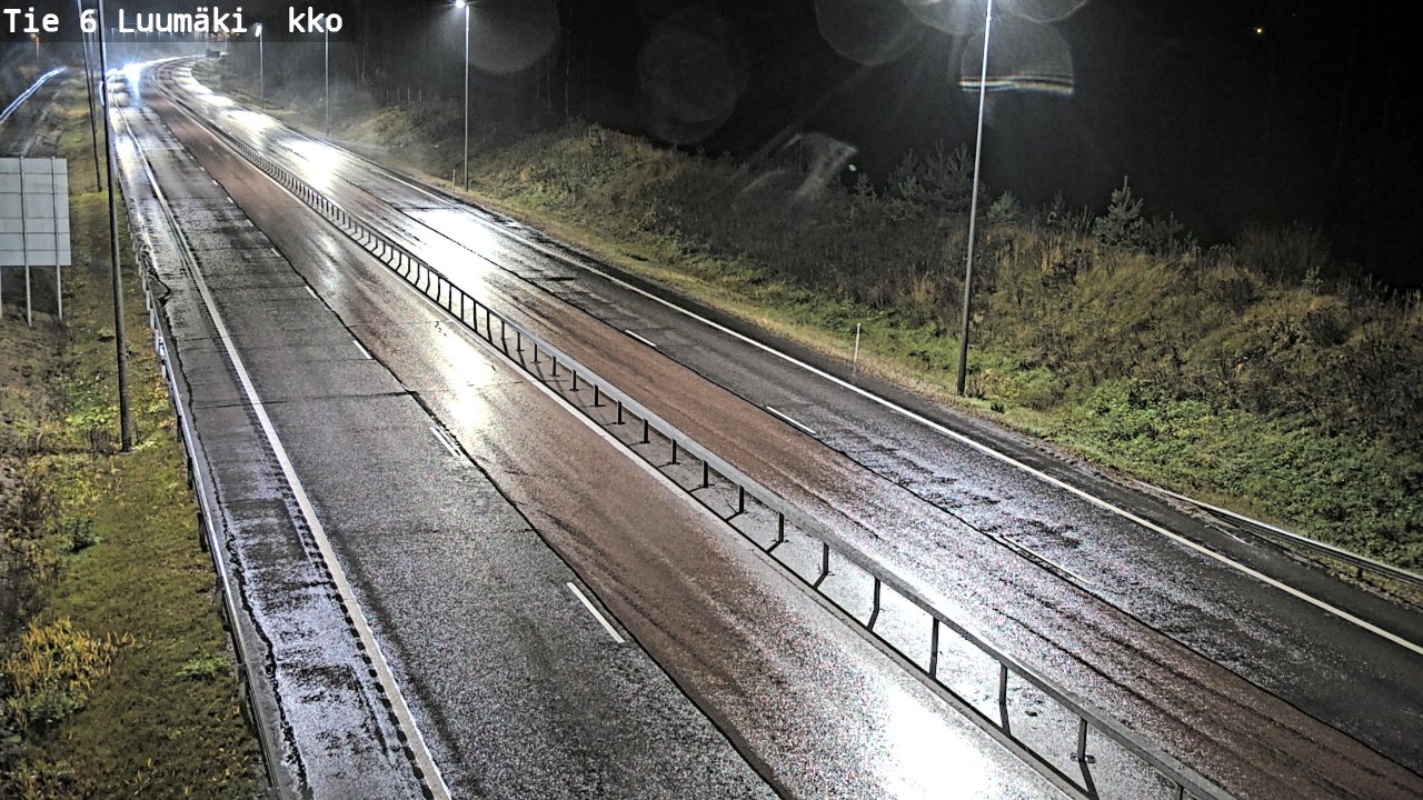 Weather Camera Image Road 6 Luumäki, kirkko, Luumäki, Etelä-Karjala