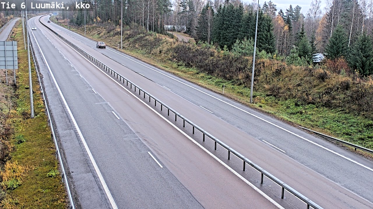 Kelikamerat Kuva Tie 6 Luumäki, kirkko, Luumäki, Etelä-Karjala