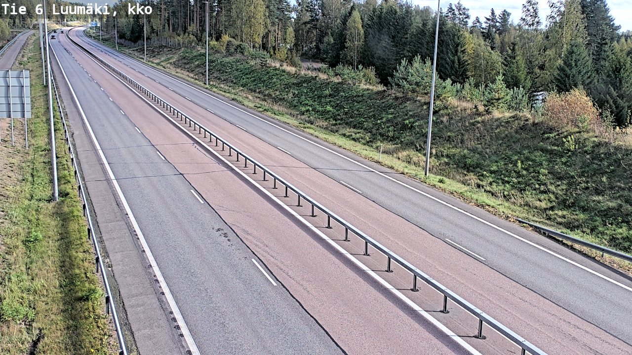 Kelikamerat Kuva Tie 6 Luumäki, kirkko, Luumäki, Etelä-Karjala