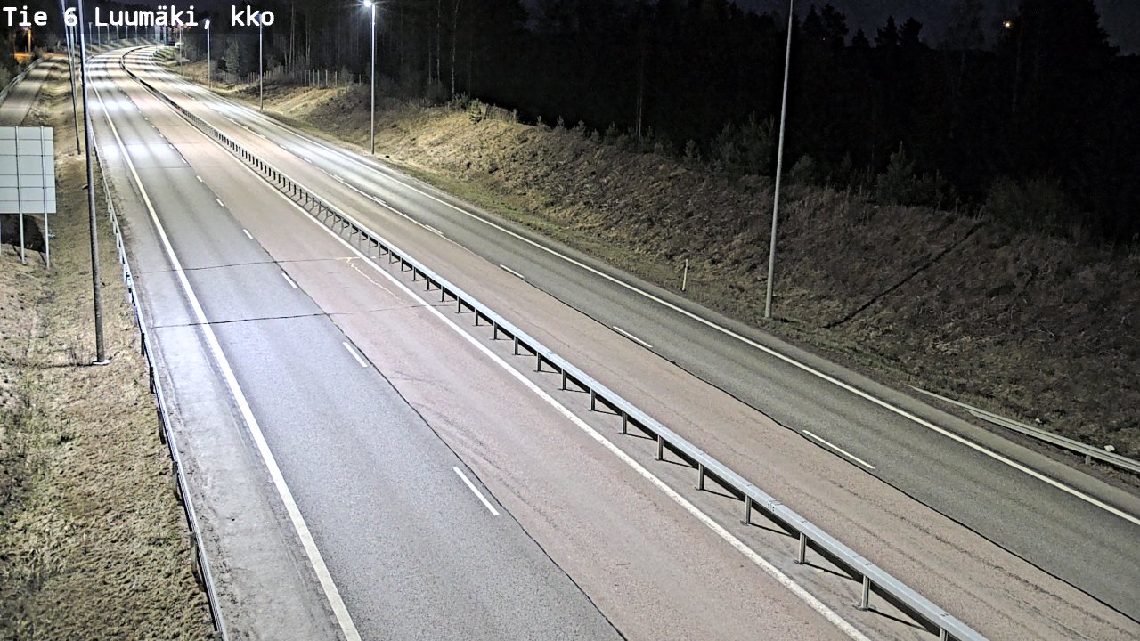 Weather Camera Image Road 6 Luumäki, kirkko, Luumäki, Etelä-Karjala
