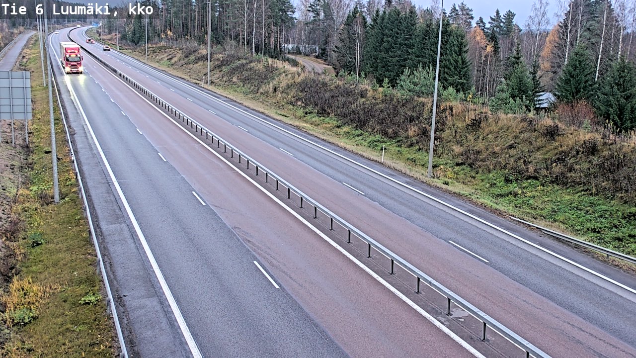 Kelikamerat Kuva Tie 6 Luumäki, kirkko, Luumäki, Etelä-Karjala