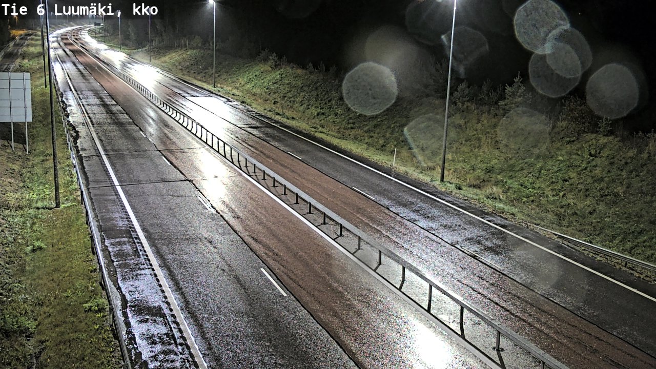 Weather Camera Image Road 6 Luumäki, kirkko, Luumäki, Etelä-Karjala