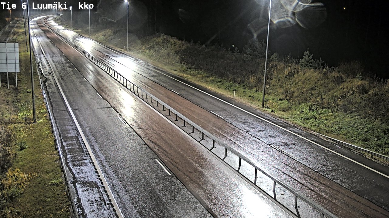 Weather Camera Image Road 6 Luumäki, kirkko, Luumäki, Etelä-Karjala