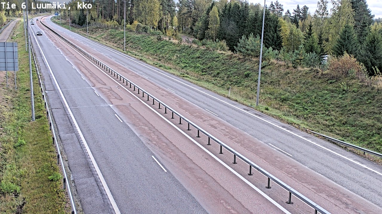 Kelikamerat Kuva Tie 6 Luumäki, kirkko, Luumäki, Etelä-Karjala