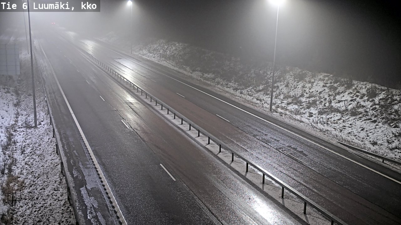 Weather Camera Image Road 6 Luumäki, kirkko, Luumäki, Etelä-Karjala
