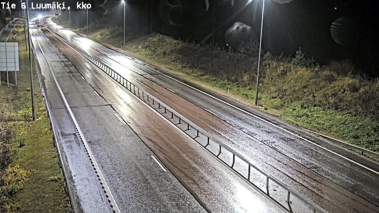 Weather Camera Image Road 6 Luumäki, kirkko, Luumäki, Etelä-Karjala