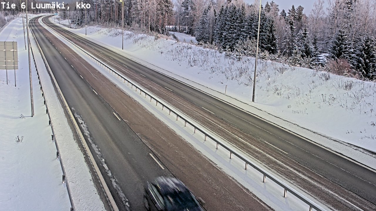 Kelikamerat Kuva Tie 6 Luumäki, kirkko, Luumäki, Etelä-Karjala