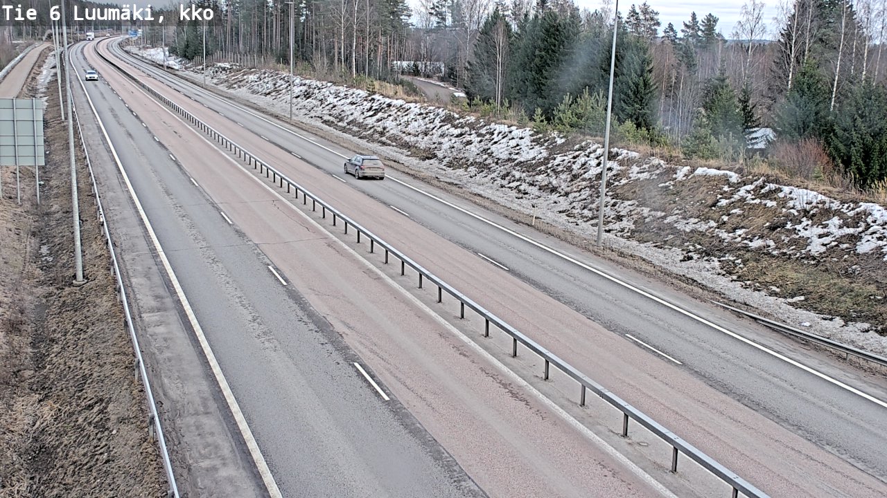 Kelikamerat Kuva Tie 6 Luumäki, kirkko, Luumäki, Etelä-Karjala