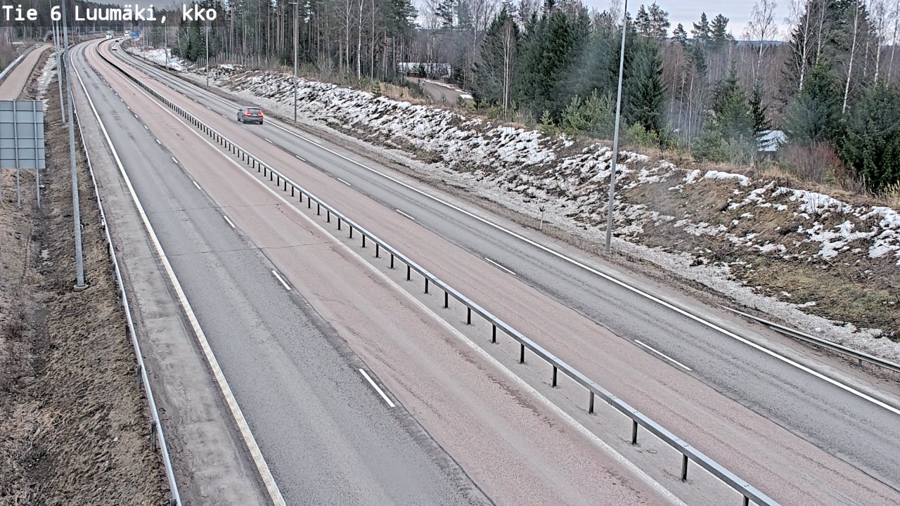 Kelikamerat Kuva Tie 6 Luumäki, kirkko, Luumäki, Etelä-Karjala