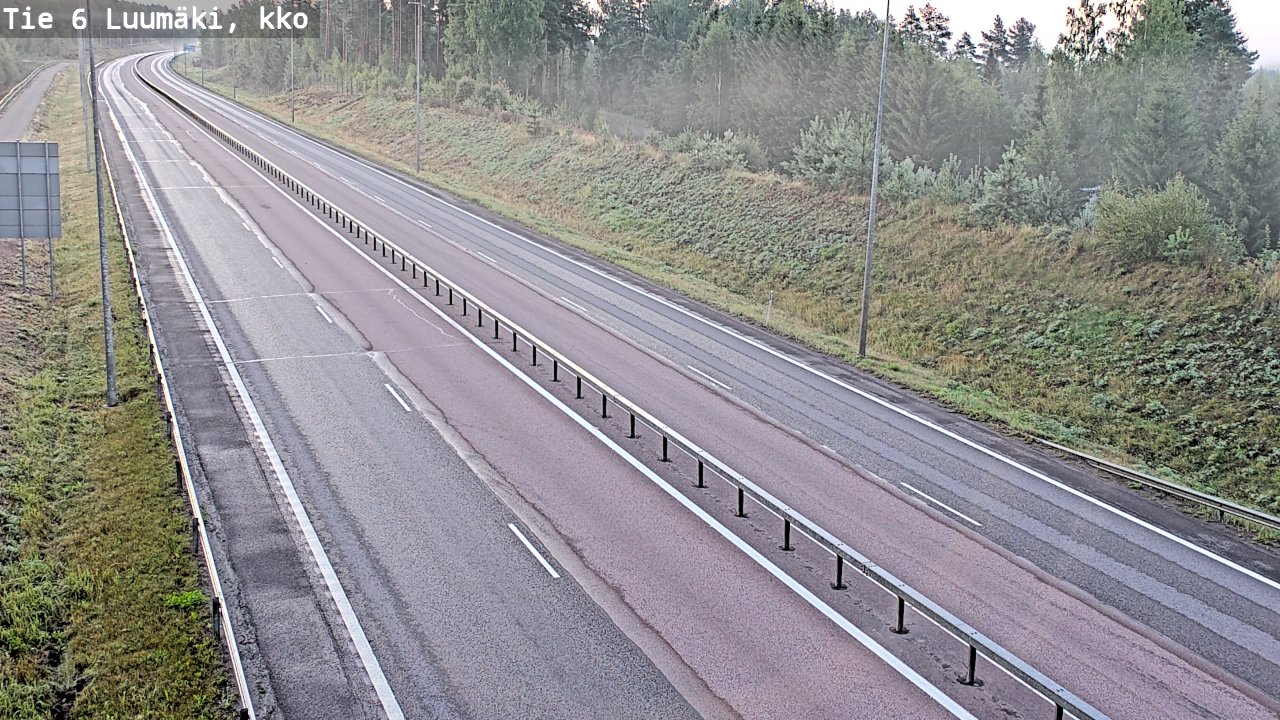 Kelikamerat Kuva Tie 6 Luumäki, kirkko, Luumäki, Etelä-Karjala