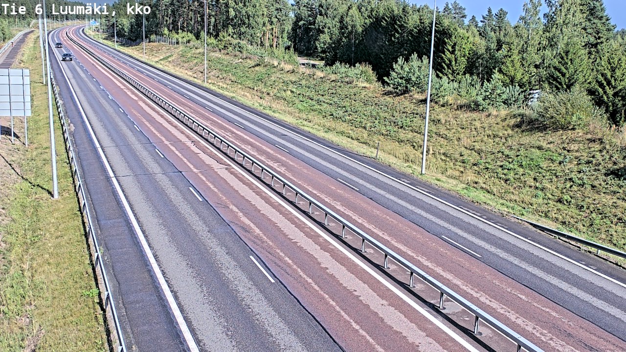 Kelikamerat Kuva Tie 6 Luumäki, kirkko, Luumäki, Etelä-Karjala