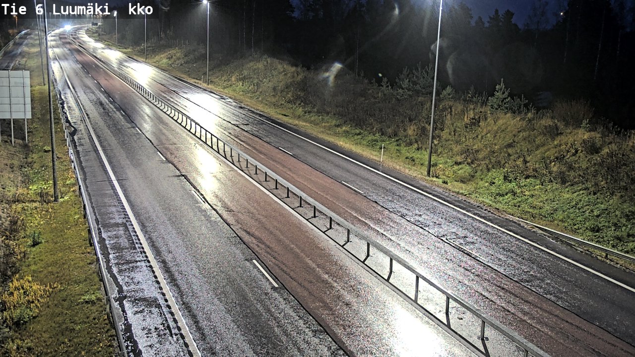Weather Camera Image Road 6 Luumäki, kirkko, Luumäki, Etelä-Karjala