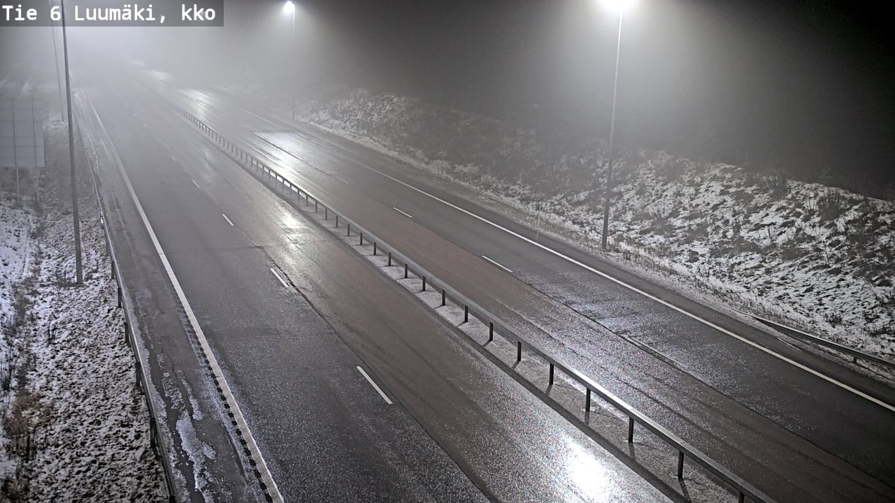 Weather Camera Image Road 6 Luumäki, kirkko, Luumäki, Etelä-Karjala