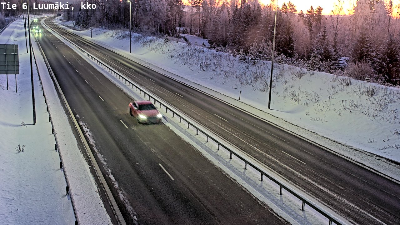 Kelikamerat Kuva Tie 6 Luumäki, kirkko, Luumäki, Etelä-Karjala
